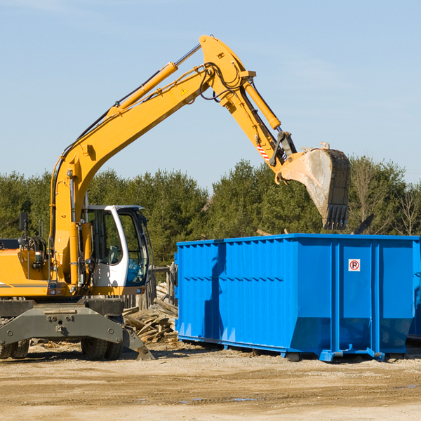 can i rent a residential dumpster for a construction project in Woodruff